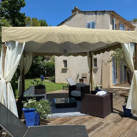 Tropez Dans Petit Domaine Clos Et Gardienne 500m De La Mer * 圣特罗佩